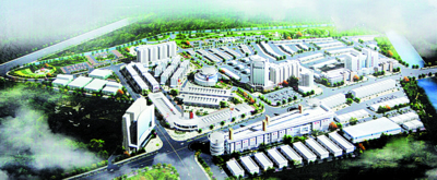 武漢竹葉山中環(huán)商貿(mào)城昨動工 將成為華中最大商埠(圖)